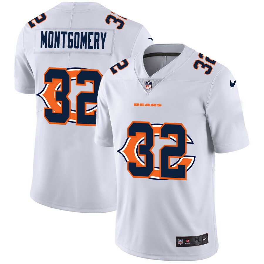 Nike Bears 32 David Montgomery White Shadow Logo Limited Jersey Yhua,We sell and wholesale Nike Bears 32 David Montgomery White Shadow Logo Limited Jersey Yhua on line form chian!